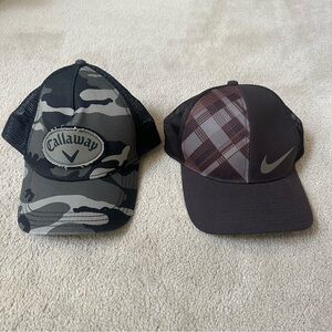 Callaway and Nike Golf Hats